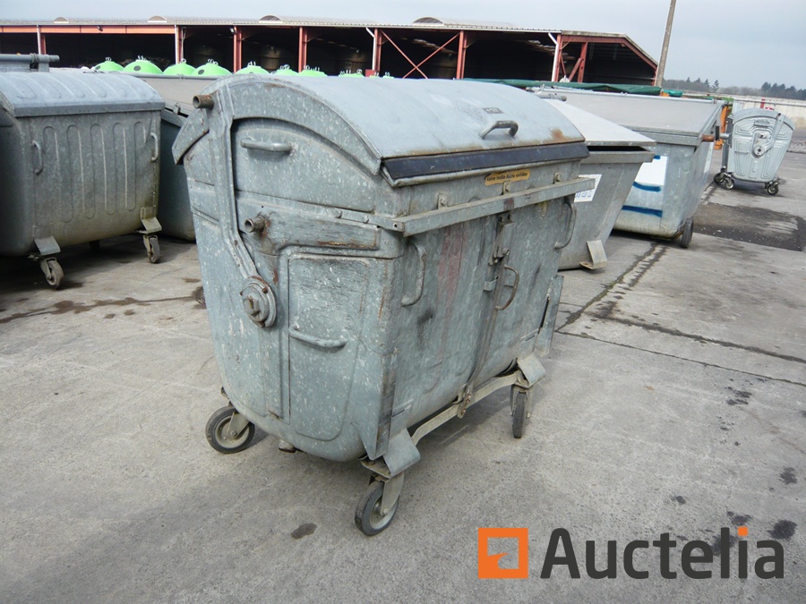 10 Containers for waste 1100 L - Handling & Storage - auctelia.com