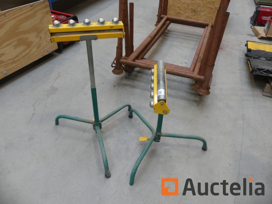 2 MACC Roller Jack stands - Construction - auctelia.com