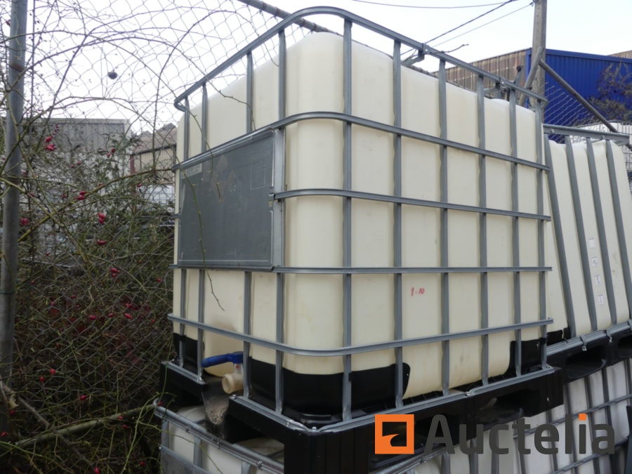 3 MAUSER stackable IBC tanks - Silos /tanks until 2000l capacity ...