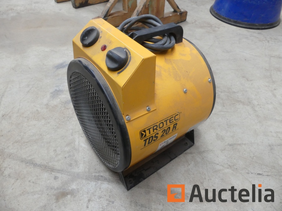 Trotec Heizlüfter TDS 20 M Industrieheizer, Keramik, schwarz / weiß