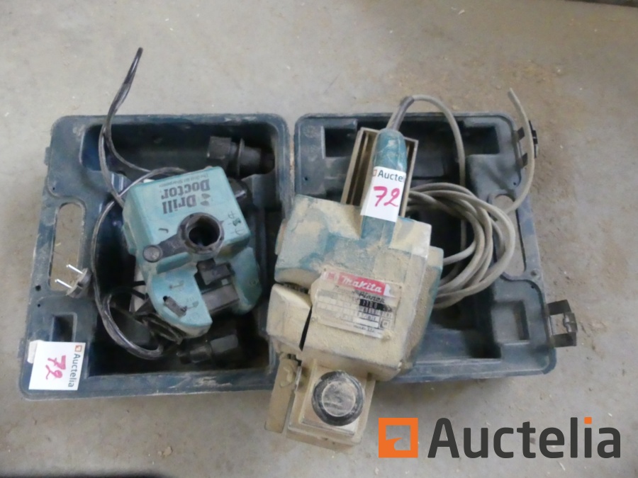 Makita 1100 electric Planing machine Drilldoktor 500 tradesman