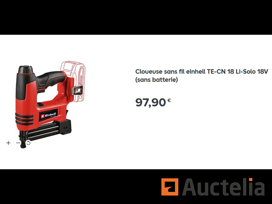 EINHELL TE-CN 18 Li - Solo - Cordless Nailer 18V (without battery)