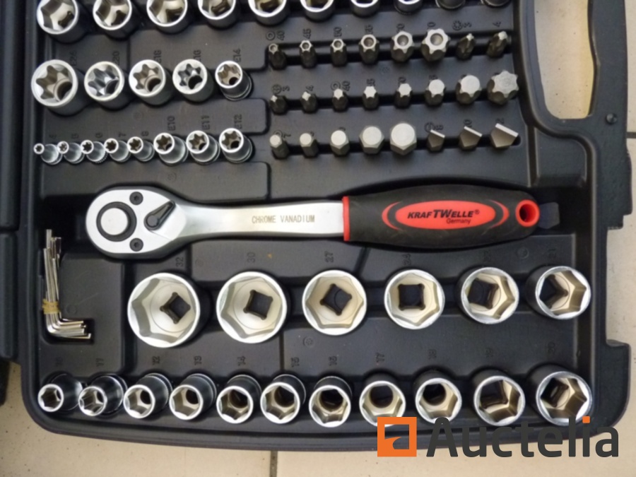 ratchet wrenches set with KraftWelle sockets