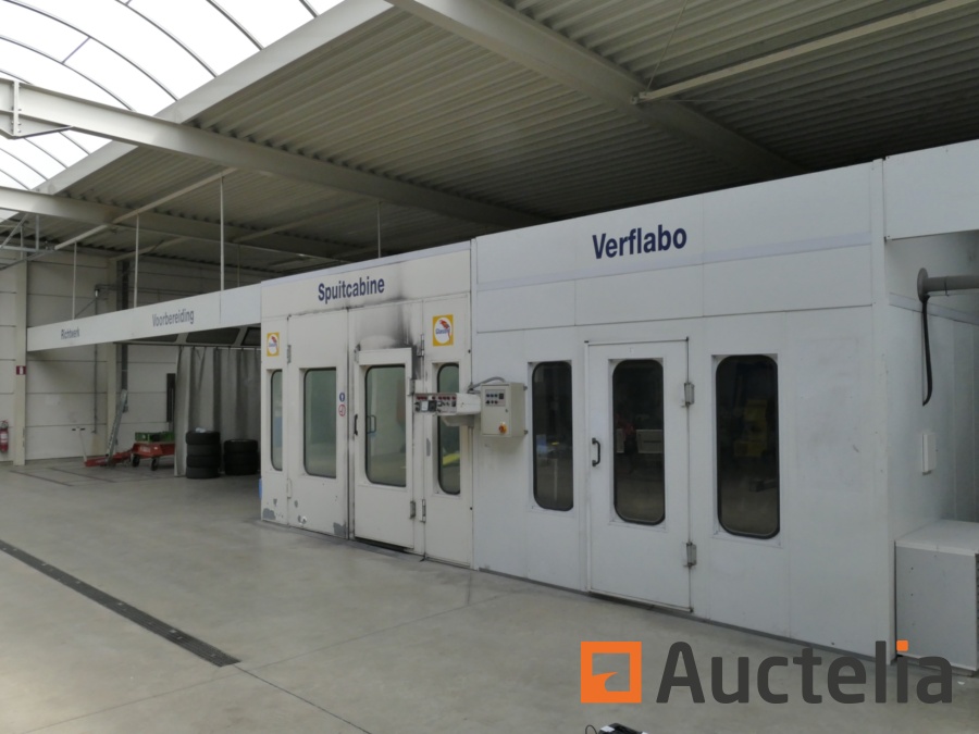 Saico Microtronic Paint booth and laboratory for preparati