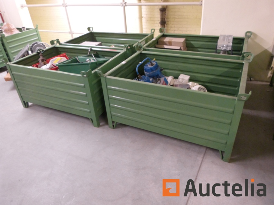 Schafer Stackable Metal Bins, Motors, Metals Construction Construc