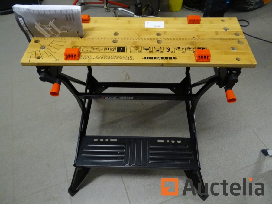 Small workbench Black Decker Wormate 626 Workbench auctelia