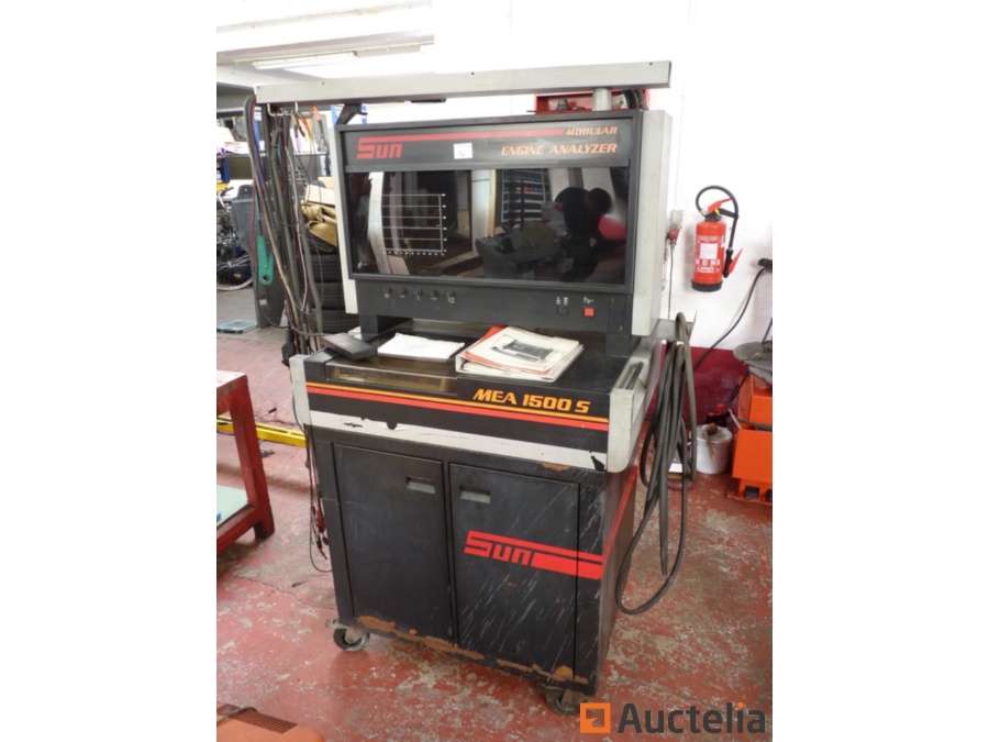 Sun MEA 1500 S Engine Analyzer Garage for preparation of