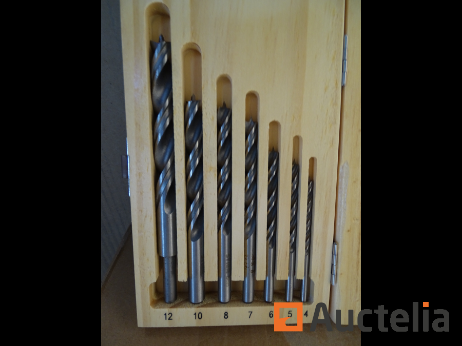 2 Coffrets de 7 mèches à bois STIER - Outillage à main - Mèches 
