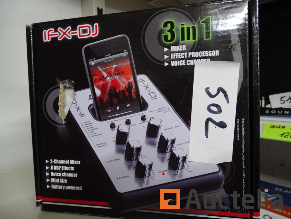 Accessoire mini table de mixage pour IPOD TECH IFX- DJ