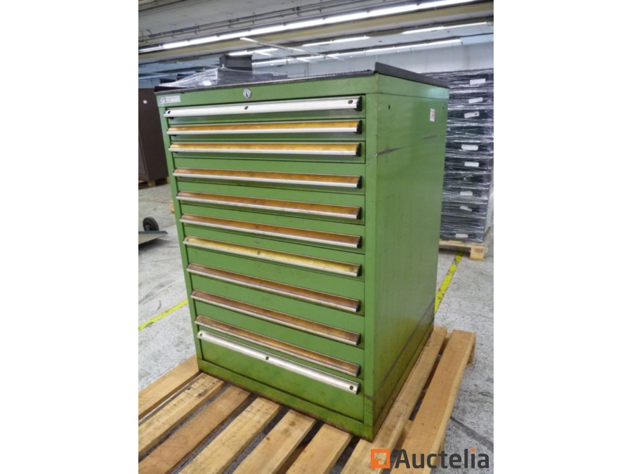 Armoire métallique avec tiroirs d'atelier - Mobilier de bureau 