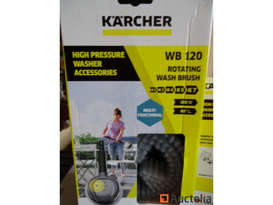 Brosse de lavage rotative Kärcher WV120, Adapteur T Kärcher - Matériel 