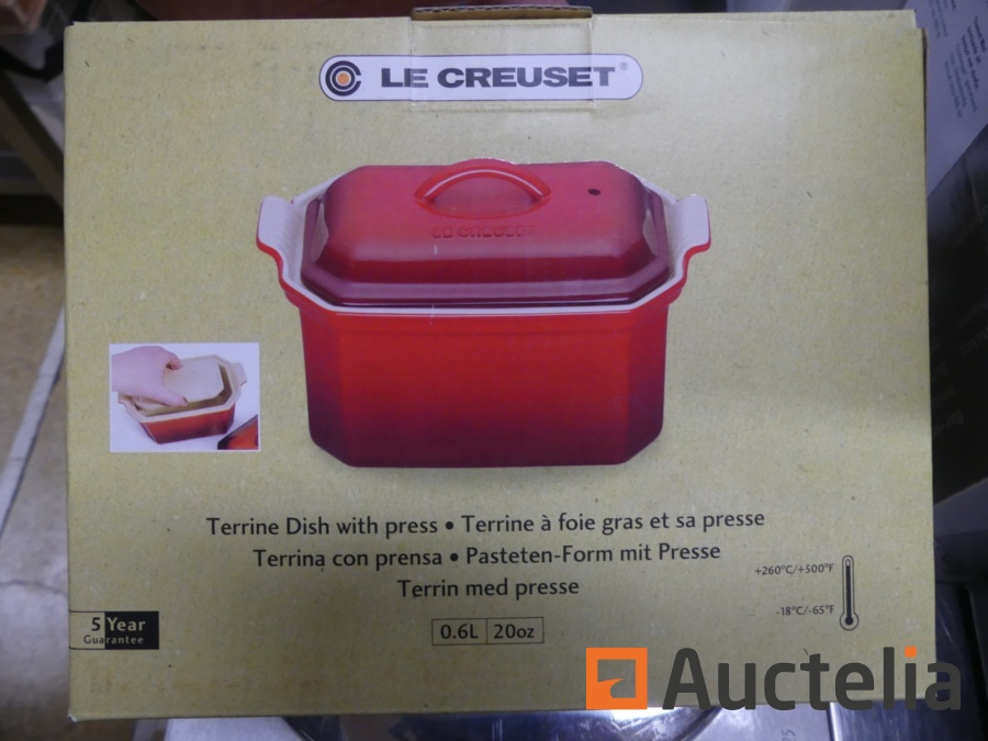 Terrine foie gras céramique 0,8 litre rouge Le Creuset en rouge