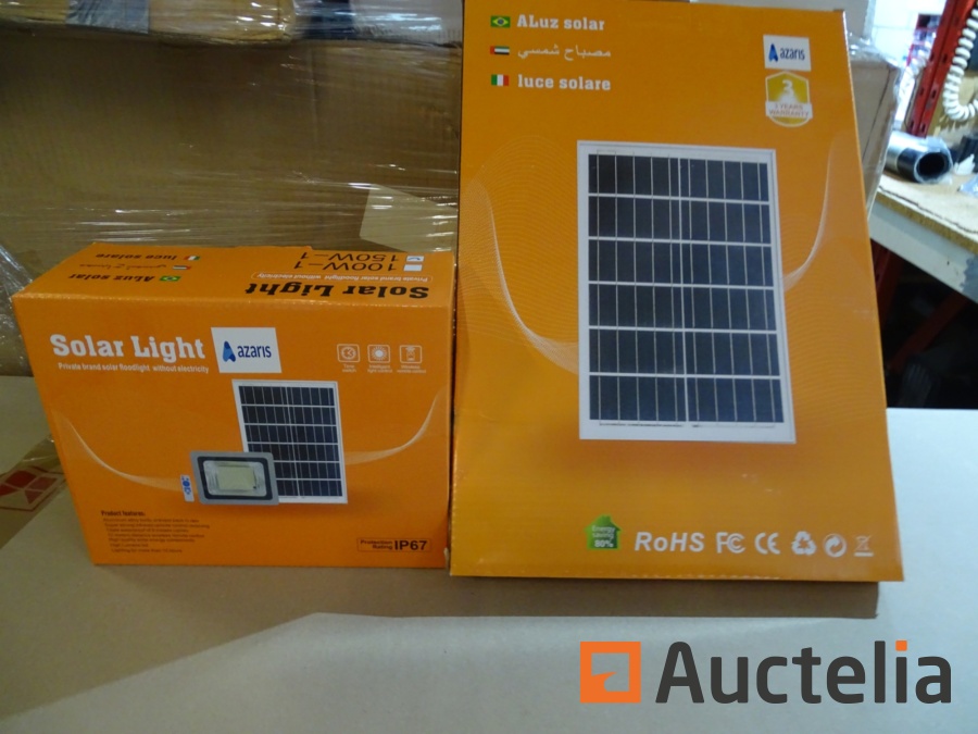 Kit Spot solaire avec télécommande AZARIS IP 67 - Décoration - Luminai 