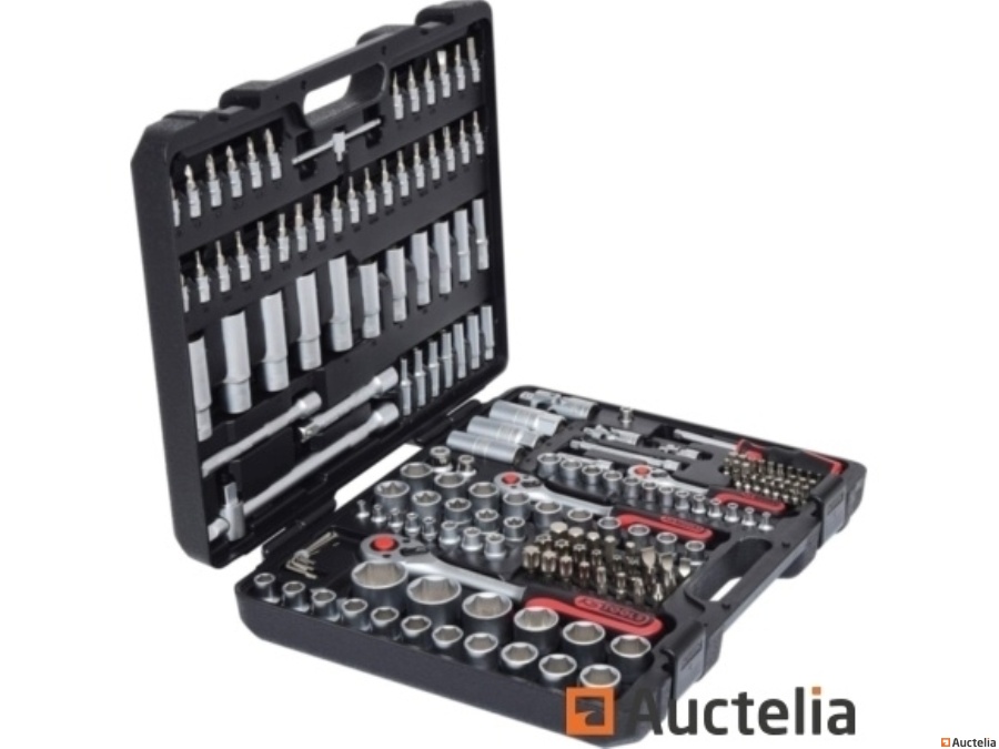 KS Tools Coffret de douille/Malette à outils 179 pièces - Garage - Acc 