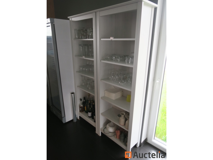 Houten Rekken, glazen, bestek - Horeca - auctelia.com